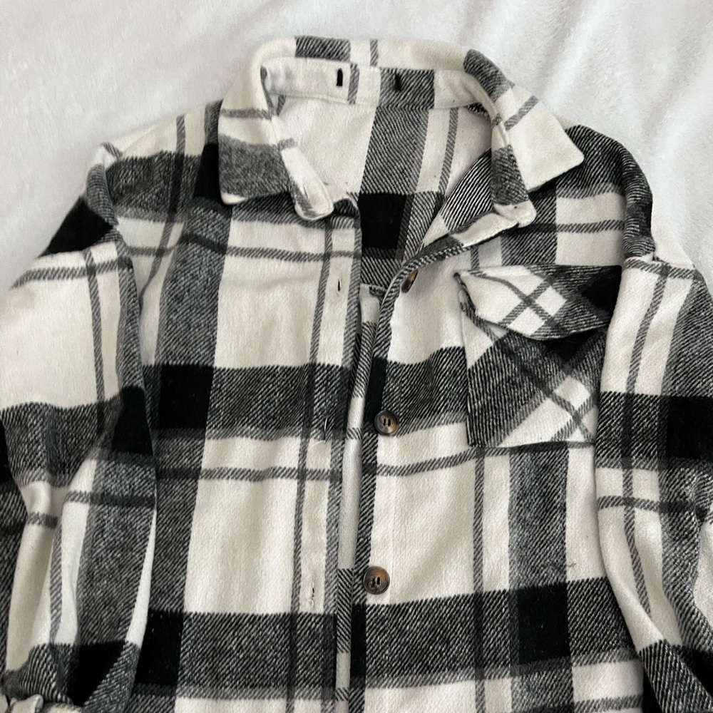 Plaid shacket